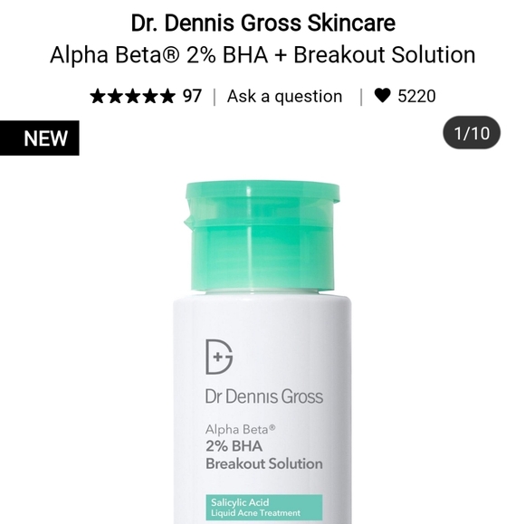 NIB DR.DENNIS GROSS ALPHA BETA 2% BREAKOUT SOLUTION - Picture 1 of 16